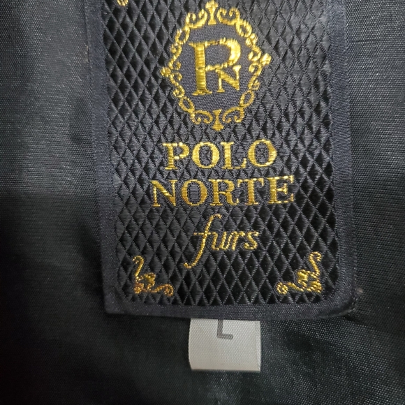 Polo Norte Fur black jacket Size L - Picture 2 of 6